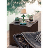 LLADRO' Lampada da Tavolo Firefly Cactus Verde 30x12cm Porcellana
