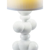 LLADRO' Lampada da Tavolo Firefly Cactus Bianco 30x12cm Porcellana