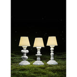 LLADRO' Lampada da Tavolo Firefly Cactus Bianco 30x12cm Porcellana