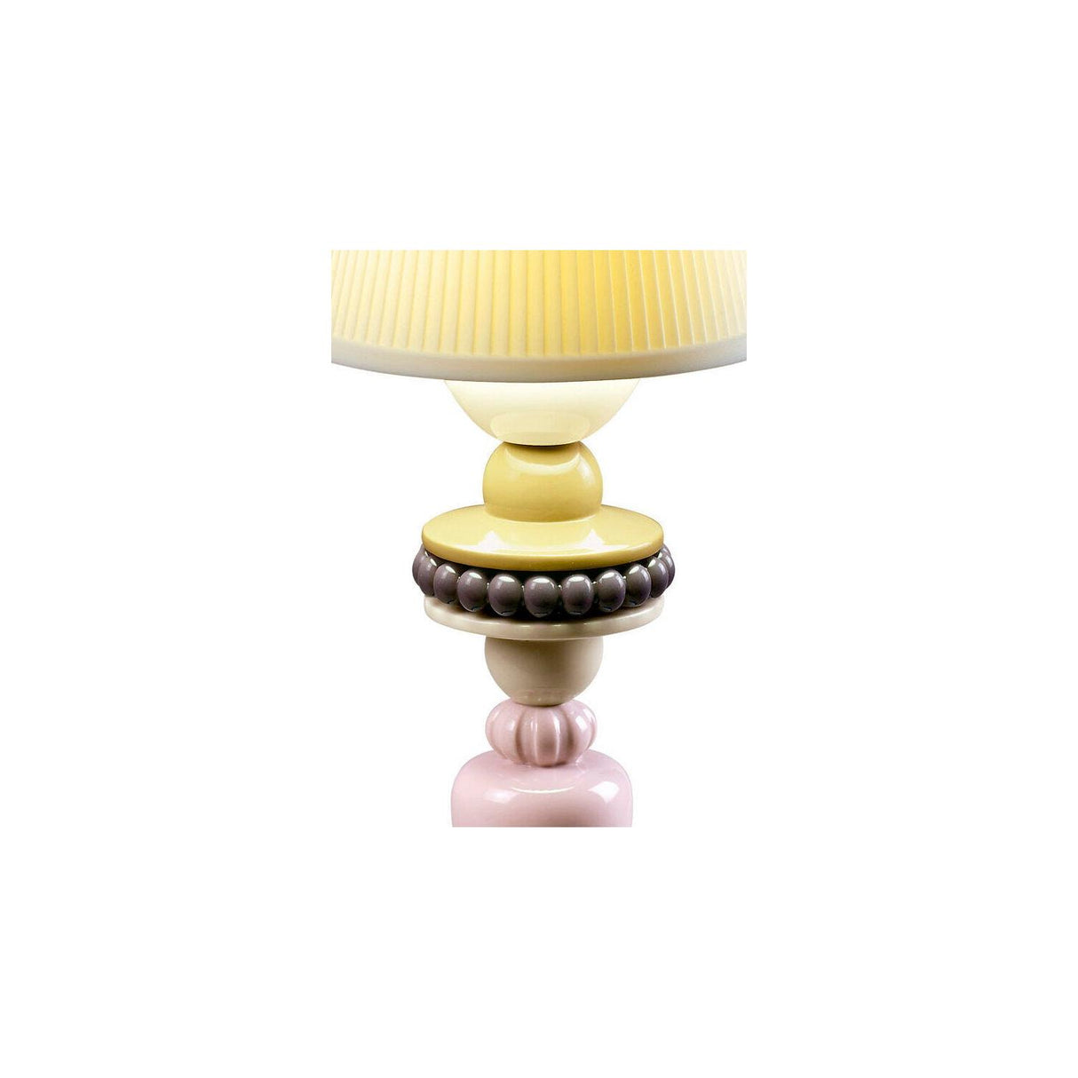 LLADRO' Lampada da Tavolo Firefly Sunflower Blu 30x12cm Porcellana