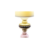 LLADRO' Lampada da Tavolo Firefly Sunflower Blu 30x12cm Porcellana