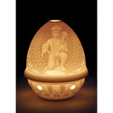 LLADRO' Litofania Hanuman 12x9cm Porcellana