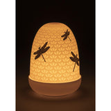 LLADRO' Lampada da Tavolo Dragonflies Dome 15x11cm Porcellana