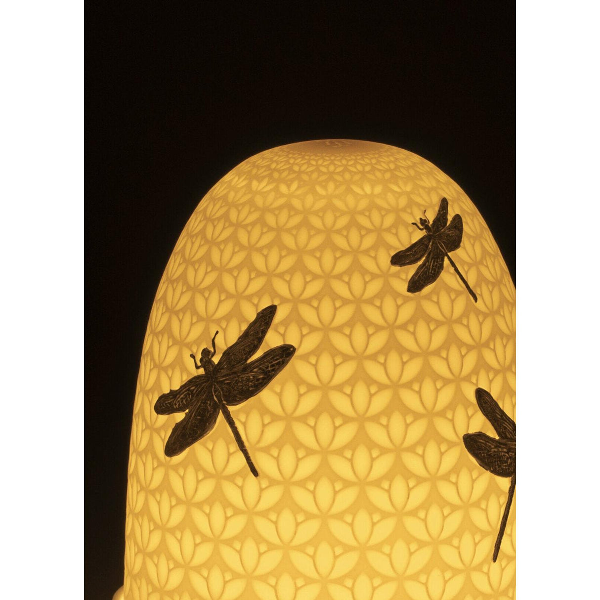 LLADRO' Lampada da Tavolo Dragonflies Dome 15x11cm Porcellana