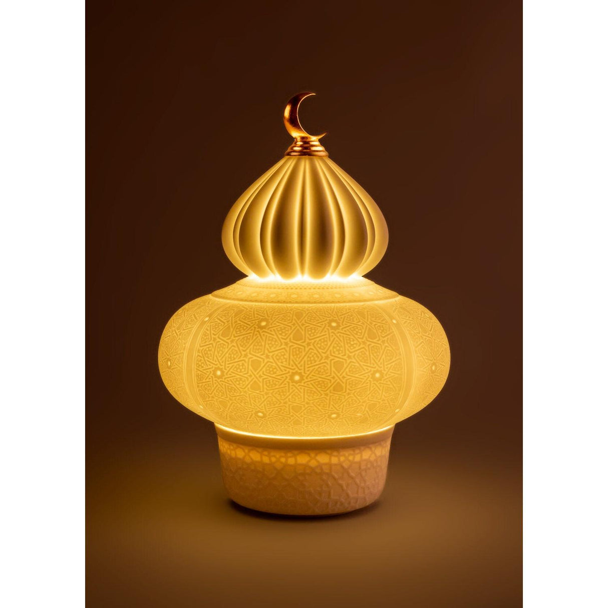 LLADRO' Majestic Nights Lampada Wireless 23x17cm Porcellana