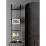 LLADRO' Lampada da Tavolo Firefly Palm Bianco e Nero 30x12cm Porcellana