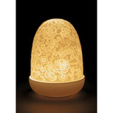 LLADRO' Lampada da Tavolo Lace Dome 15x11cm Porcellana
