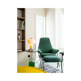 LLADRO' Lampada Tavolo Soft Blown Giallo 41x27cm Porcellana