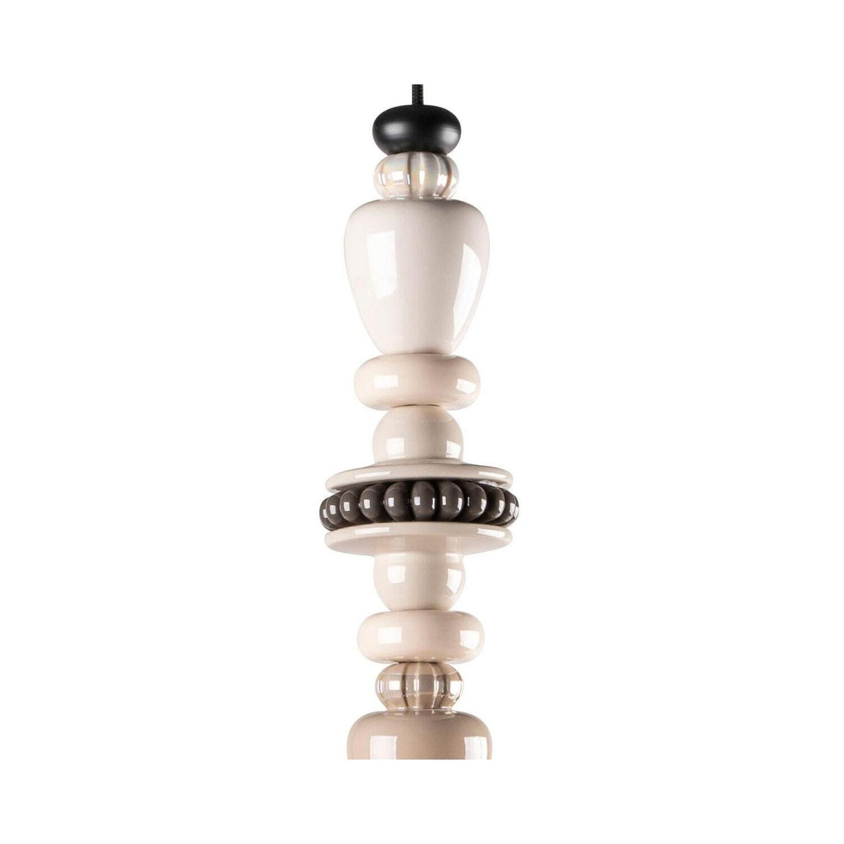 LLADRO' Firefly Lampada Sospesa Perlato 170x45cm Porcellana