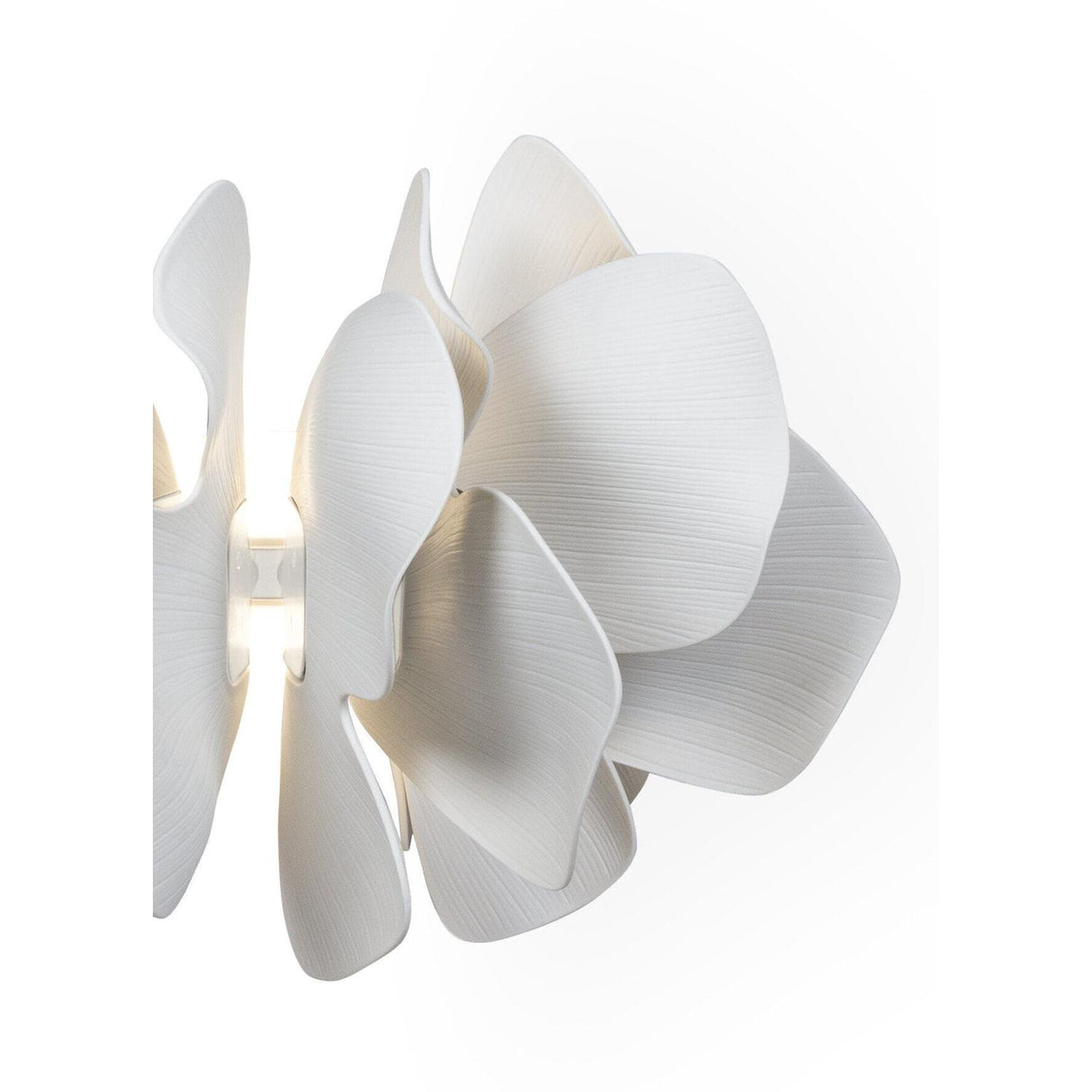 LLADRO' Nightbloom Applique Muro Bianco 29x47cm Porcellana