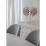 LLADRO' Nightbloom Lampada da Tavolo Bianco 47x47cm Porcellana