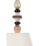 LLADRO' Lampadario Firefly Rosa e Oro 170x45cm Porcellana