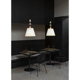 LLADRO' Lampadario Firefly Rosa e Oro 170x45cm Porcellana