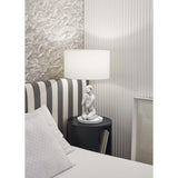 LLADRO' Lampada da Tavolo Pace Interiore 63x40cm Porcellana