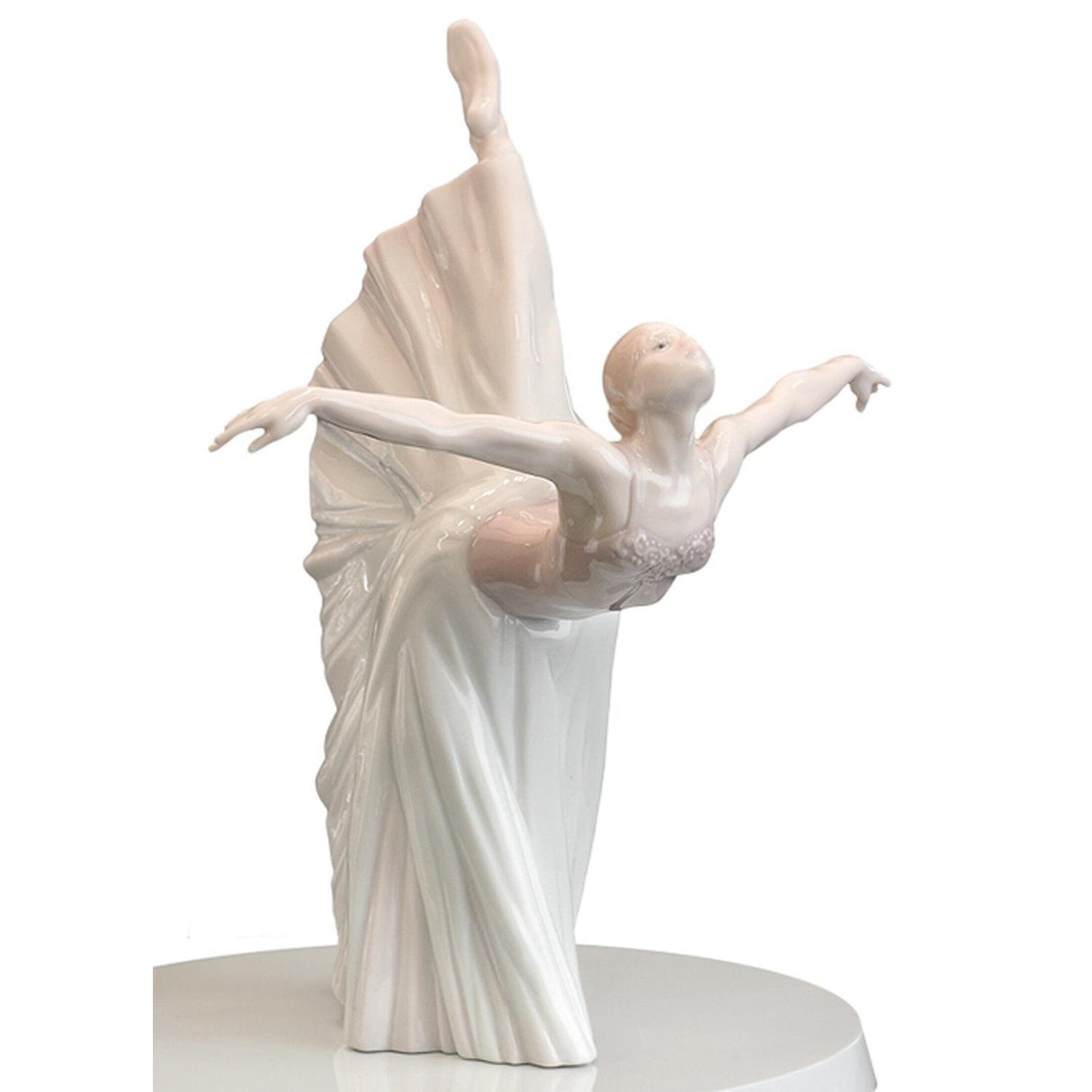 LLADRO' Lampada da Tavolo Giselle Arabesco 57x40cm Porcellana