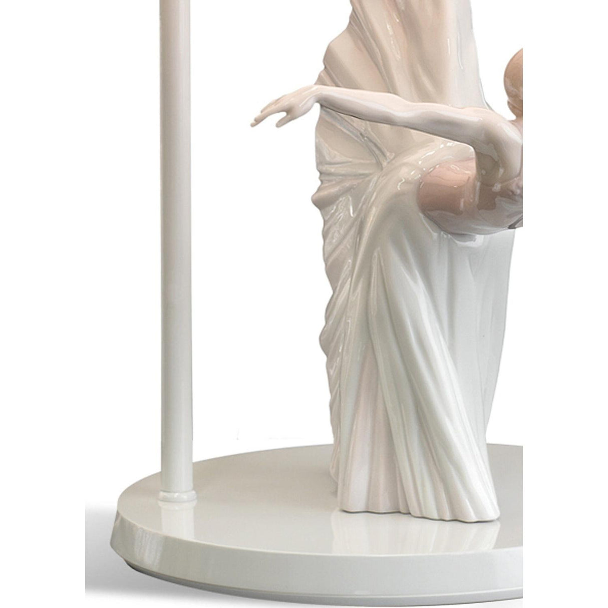 LLADRO' Lampada da Tavolo Giselle Arabesco 57x40cm Porcellana