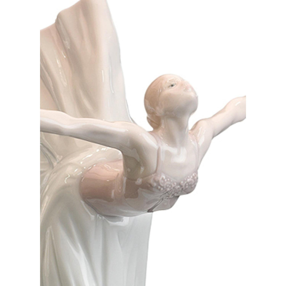 LLADRO' Lampada da Tavolo Giselle Arabesco 57x40cm Porcellana