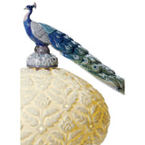 LLADRO' Lampada da Tavolo Pavone Reale 41x25cm Porcellana