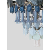 LLADRO' Chandelier Seasons 70 cm Inverno 65x70cm Porcellana
