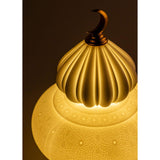 LLADRO' Majestic Nights Lampada Wireless Champagne 23x17cm Porcellana