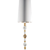 LLADRO' Lampada da Terra Belle De Nuit II Lustro Oro 181x32cm Porcellana