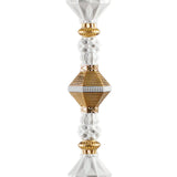 LLADRO' Lampada da Terra Belle De Nuit II Lustro Oro 181x32cm Porcellana
