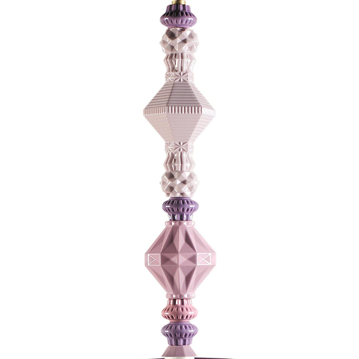 LLADRO' Lampadario Belle De Nuit II Rosa 170x23cm Porcellana