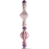 LLADRO' Lampadario Belle De Nuit II Rosa 170x23cm Porcellana