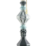 LLADRO' Lampada da Terra Belle De Nuit II Nero 181x32cm Porcellana