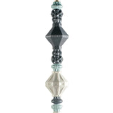 LLADRO' Lampadario Belle De Nuit II Nero 170x23cm Porcellana