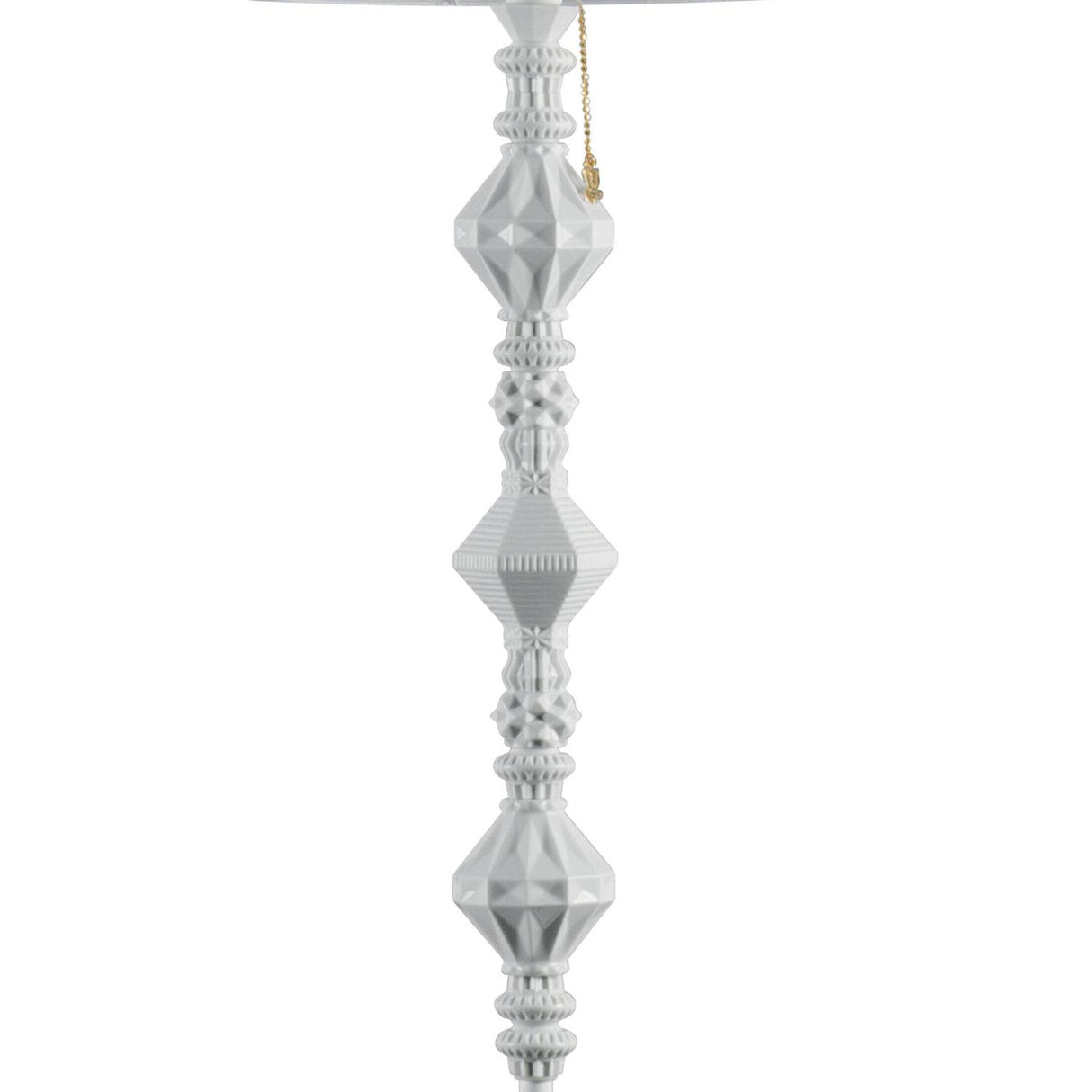 LLADRO' Lampada da Terra Belle De Nuit II Bianco 181x32cm Porcellana