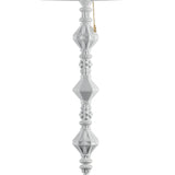 LLADRO' Lampada da Terra Belle De Nuit II Bianco 181x32cm Porcellana