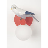 LLADRO' Applique Muro Parrot Sinistra 21x15cm Porcellana
