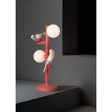 LLADRO' Lampada da Tavolo Parrot 45x20cm Porcellana