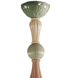 LLADRO' Chandelier Ivy And Seed 16 Luci Medio Spezie 133x115cm Porcellana