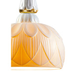 LLADRO' Lampada da Soffitto Singola Ivy And Seed Oro 195x23cm Porcellana