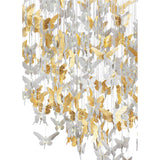 LLADRO' Chandelier Niagara 2 M Lustro Oro 285x200cm Porcellana
