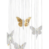 LLADRO' Chandelier Niagara 2 M Lustro Oro 285x200cm Porcellana