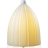 LLADRO' Lampada da Tavolo Mademoiselle Daniela 37x17cm Porcellana