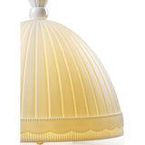 LLADRO' Lampada da Tavolo Mademoiselle Elisabeth 34x26cm Porcellana