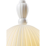 LLADRO' Lampada da Tavolo Mademoiselle Elisabeth 34x26cm Porcellana