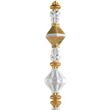 LLADRO' Lampadario Belle De Nuit II Lustro Oro 170x23cm Porcellana