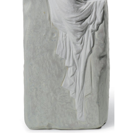 Lladró Lampada da Tavolo Donna Contemplativa II 57x30cm Porcellana