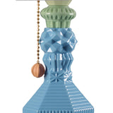 LLADRO' Lampada da Tavolo Belle De Nuit Multicolore 57x20cm Porcellana