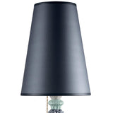 LLADRO' Lampada da Tavolo Belle De Nuit Nero 57x20cm Porcellana