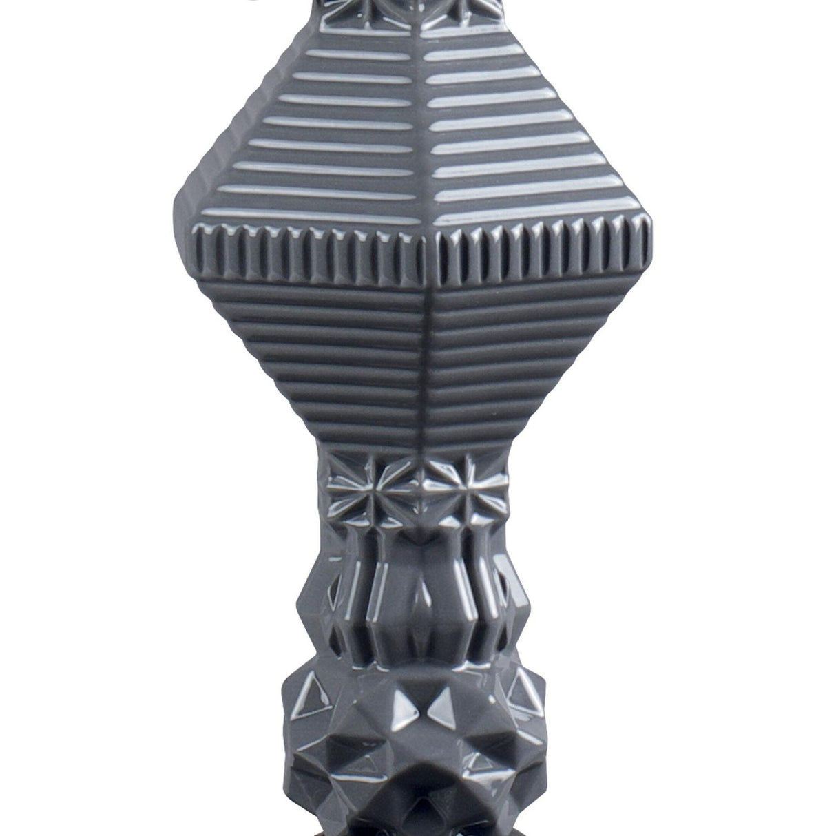 LLADRO' Lampada da Tavolo Belle De Nuit Nero 57x20cm Porcellana