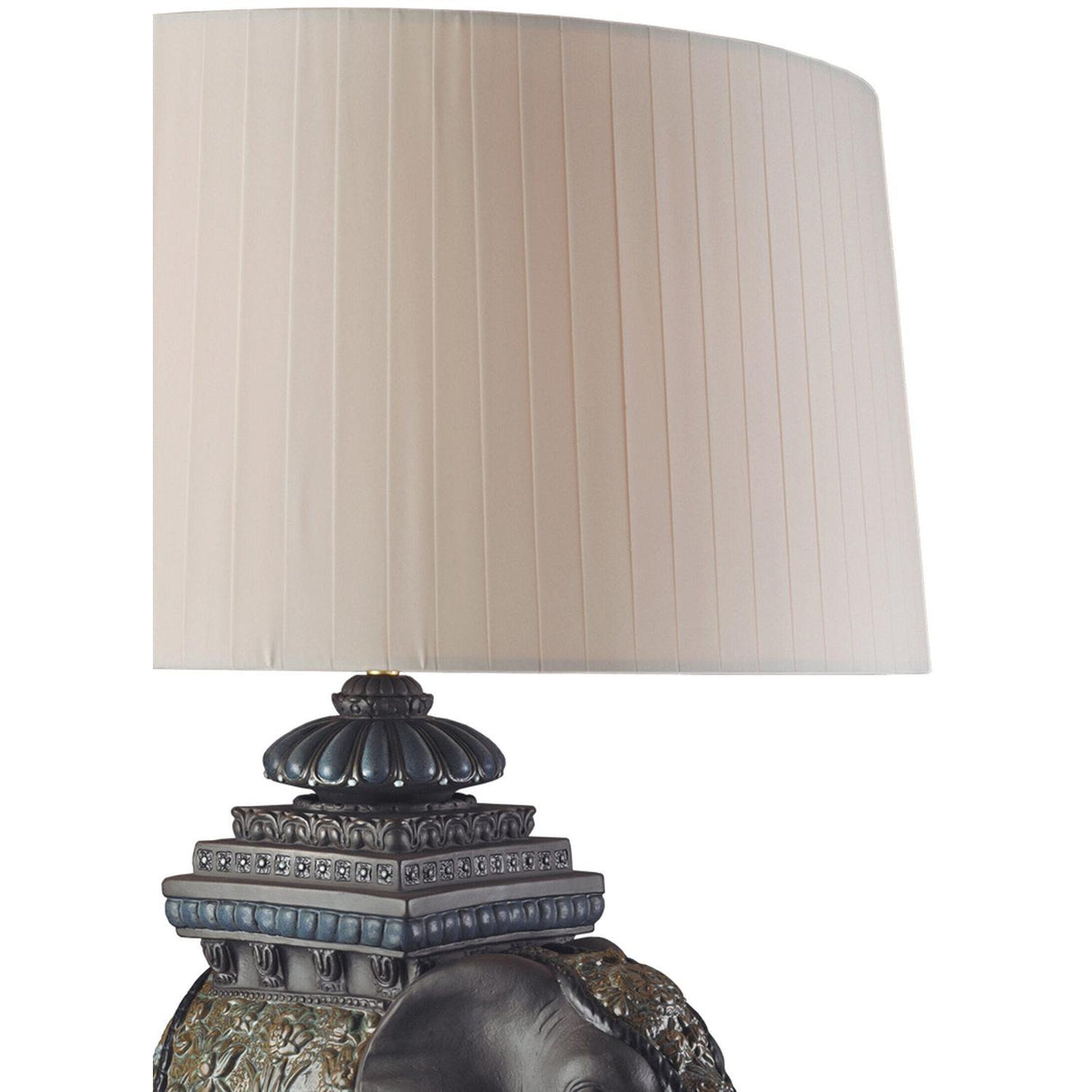 LLADRO' Lampada da Tavolo Elefante di Siam 70x50cm Porcellana