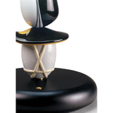 LLADRO' Lampada da Tavolo Hairstyle  38x31cm Porcellana