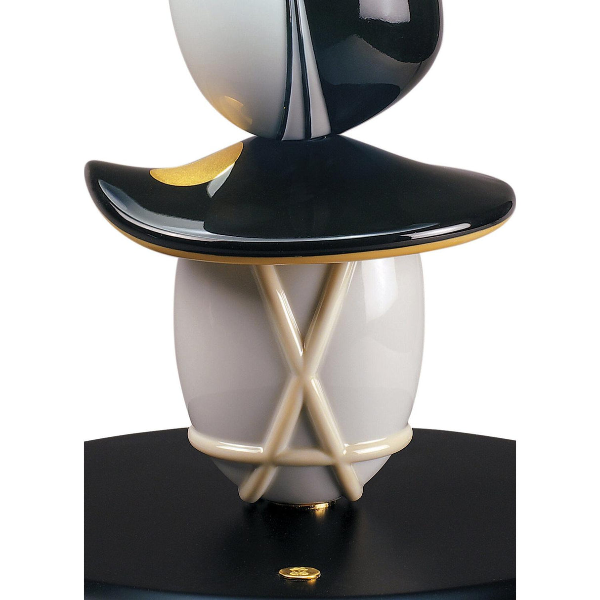 LLADRO' Lampada da Tavolo Hairstyle  38x31cm Porcellana