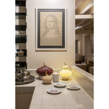 LLADRO' Scatola con Piatti Majestic Nights Granata  23x24cm Porcellana